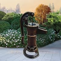 昭和レトロ井戸ぽんぷ Amazon.co.jp: 井戸ポンプ 井戸噴水用鉄製ハンドピッチャーポンプ